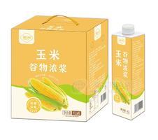 椰冈玉米谷物浓浆谷物饮料1LX6盒
