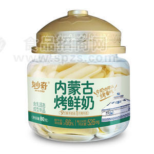 妙奇内蒙古烤鲜奶奶片奶贝奶疙瘩奶宝奶制品休闲零食80g