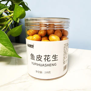 布果兜鱼皮花生休闲食品210g