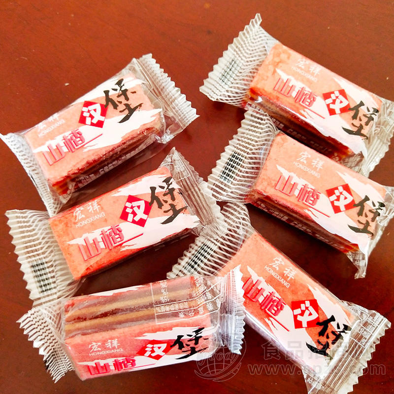 宏祥山楂汉堡休闲食品小零食
