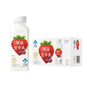 李子园草莓味果蔬酸奶饮品乳饮料387mlx15瓶