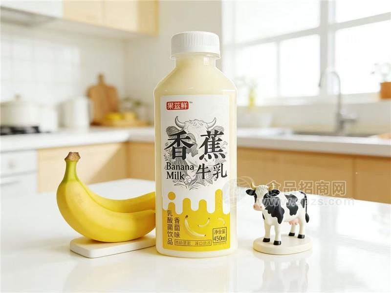 果兹鲜香蕉牛乳450ml
