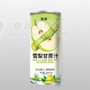 甄慕雪梨甘蔗汁复合果汁饮料240ml