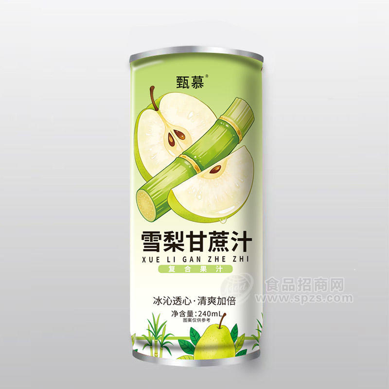 甄慕雪梨甘蔗汁复合果汁饮料240ml