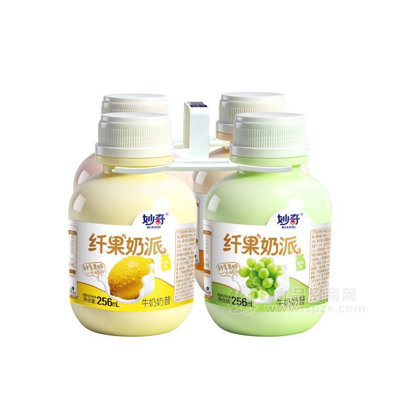 妙奇四联瓶牛奶奶昔乳饮料256ml