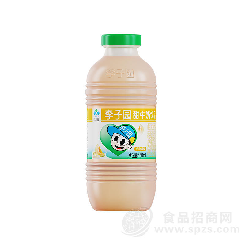 李子园哈密瓜味甜牛奶饮品450ml