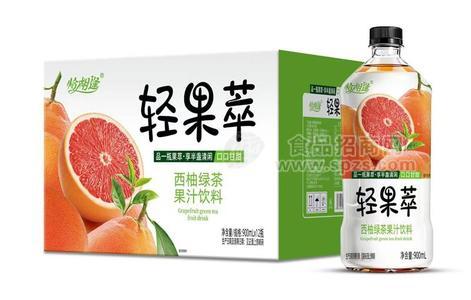 恰相逢西柚绿茶果汁饮料900ml