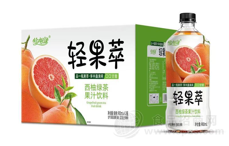 恰相逢西柚绿茶果汁饮料900ml