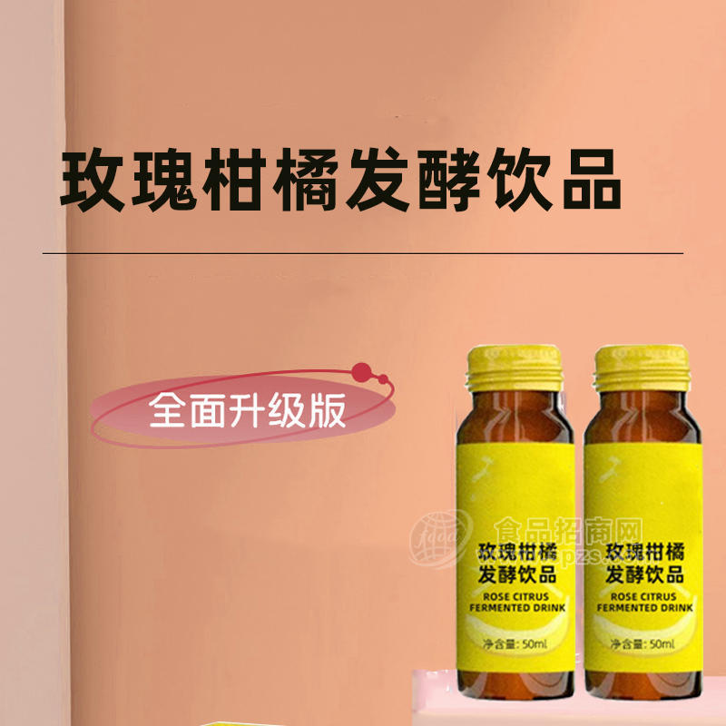 玫瑰柑橘发酵饮品加工贴牌 oem 植物饮品生产企业