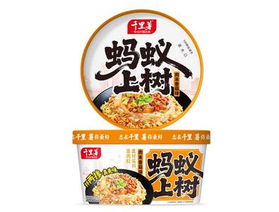 千里薯蚂蚁上树肉末香菇味拌面