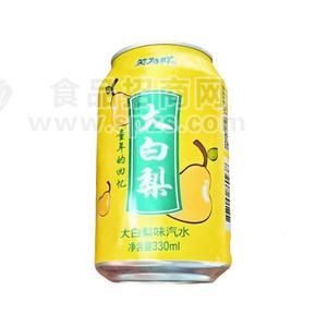 笑为鲜大白梨味汽水330ml