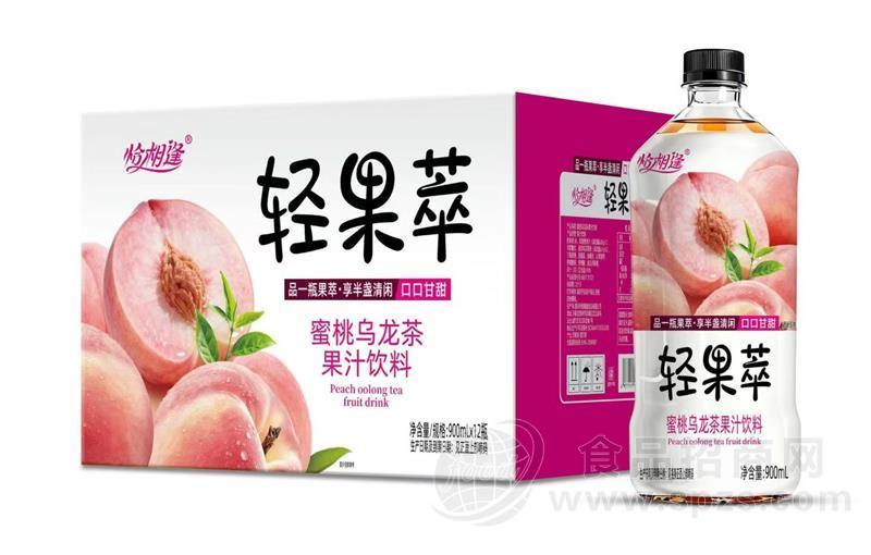 恰相逢蜜桃乌龙茶果汁饮料900ml