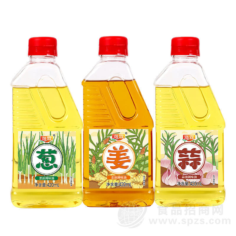 海霖葱姜蒜油420ml