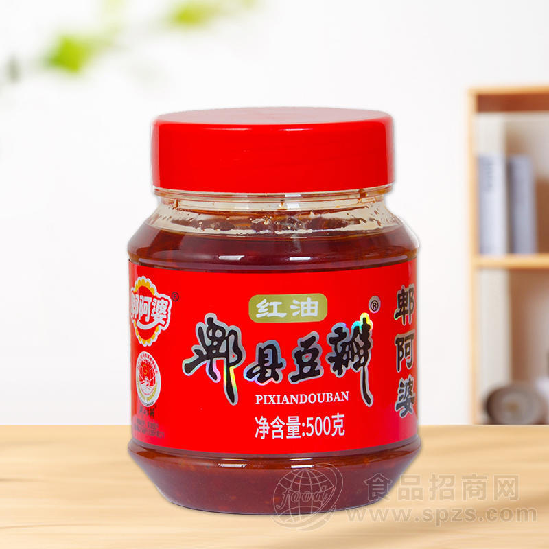 郫阿婆红油郫县豆瓣酱500g
