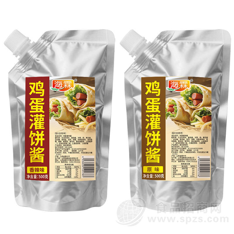 海霖鸡蛋灌饼酱500g