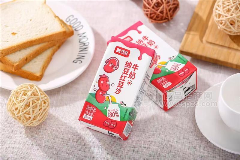 纳豆红豆沙牛奶200ml