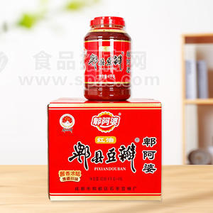 郫阿婆郫县豆瓣酱调味品调味酱4kgx4瓶