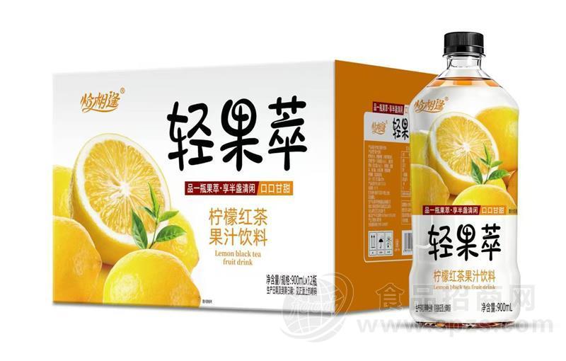 恰相逢柠檬红茶果汁900ml