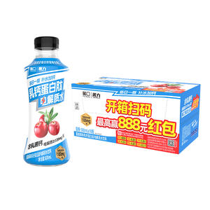 葡口蔓越莓味乳钙蛋白肽电解质水饮料500mlx18瓶