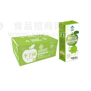 李子园茉莉苹果茶饮料果汁茶饮料250mlx24盒