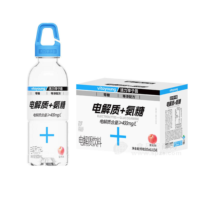 活力李子园蜜桃味电解质饮料500mlx15瓶