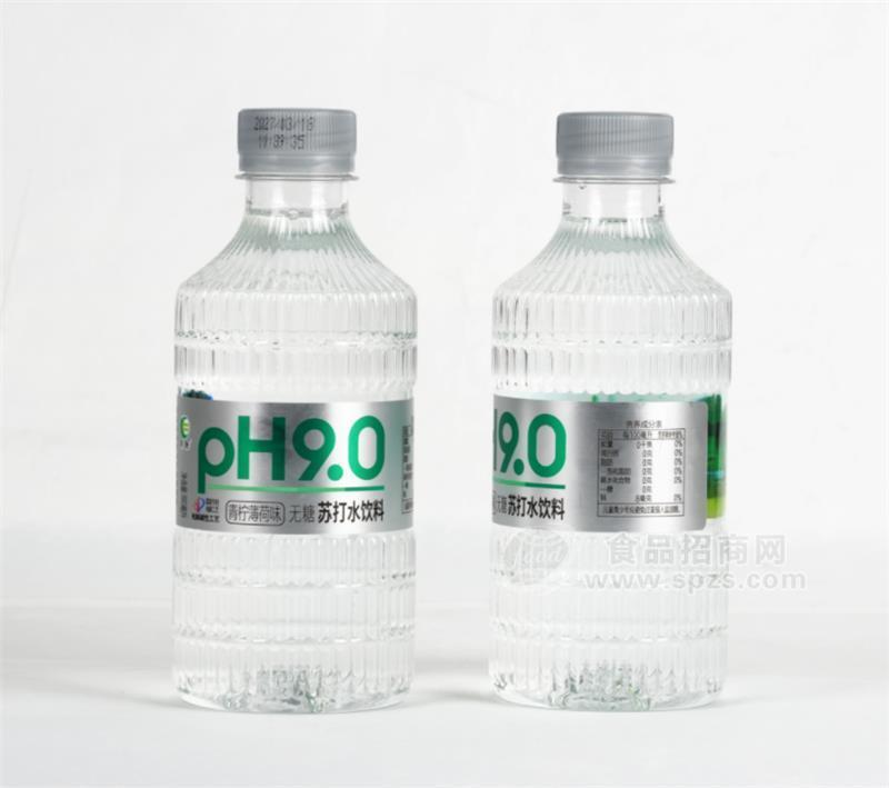 雨康青柠薄荷味苏打水饮料380ml