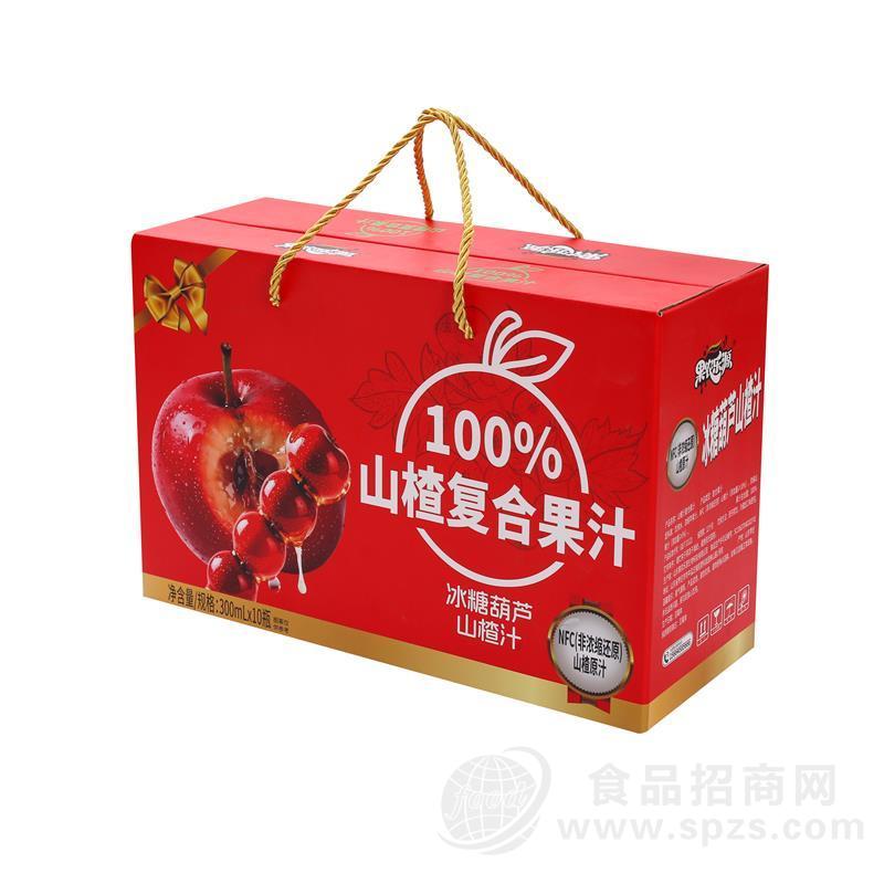 果农乐源100%山楂复合果汁饮料