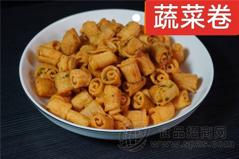 蔬菜卷膨化食品