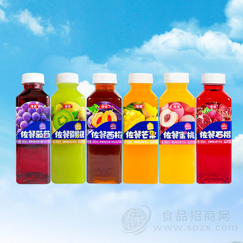 增健佐餐系列复合果汁饮品480ml