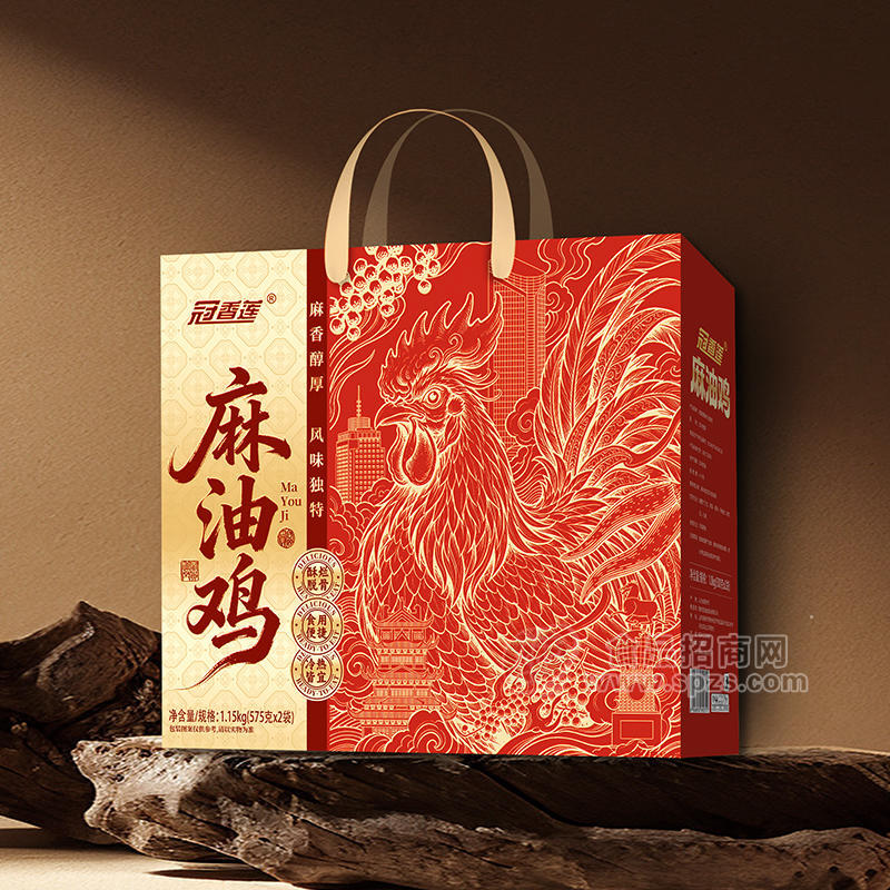 冠香莲礼盒装麻油鸡熟食1.15kg
