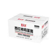 惠天然西红柿鸡蛋面方便面138gx12桶