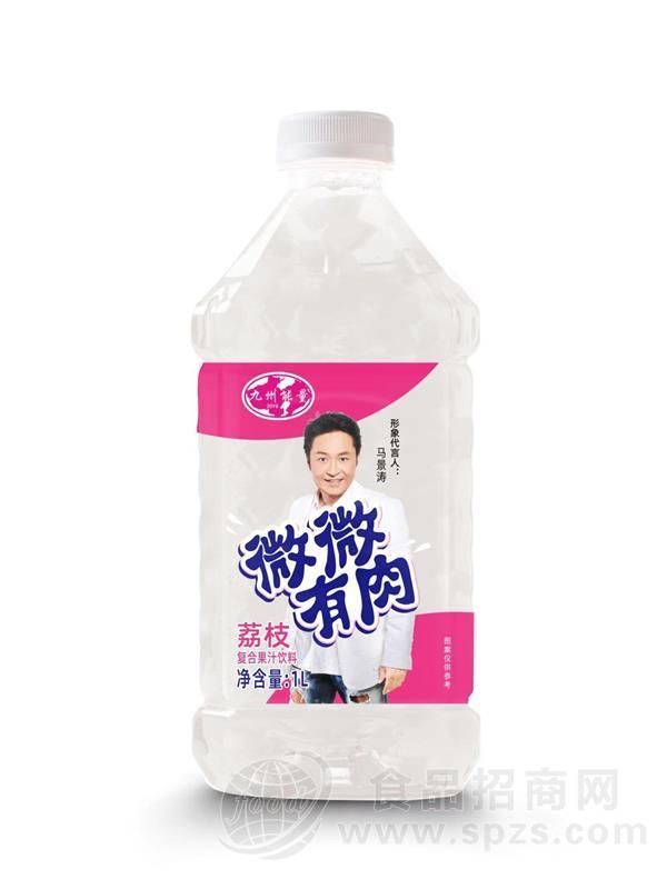 九州能量荔枝味饮料1升