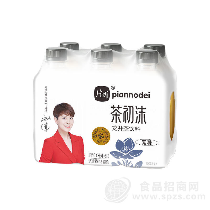 片断茶初沫龙井茶饮料330mlx6瓶