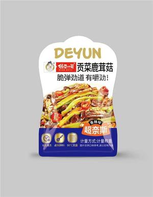 香辣味贡菜鹿茸菇散称小零食