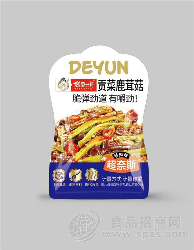 香辣味贡菜鹿茸菇散称小零食