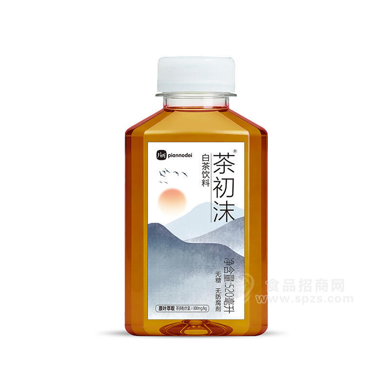 茶初沫白茶饮料520ml