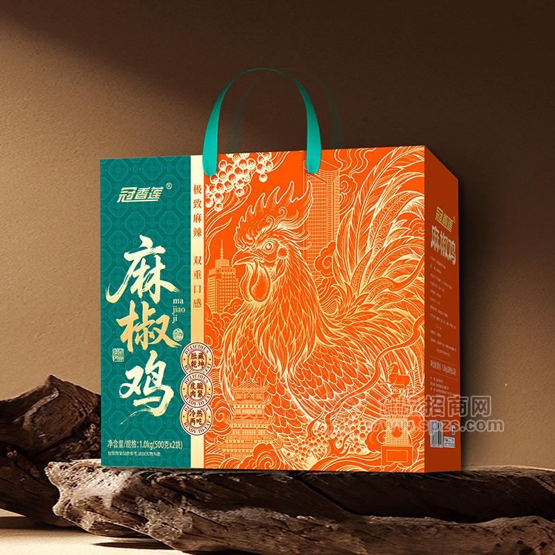 冠香莲礼盒装麻椒鸡熟食1.0kg