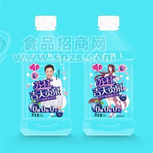 九州能量苏打蓝莓味饮品1升