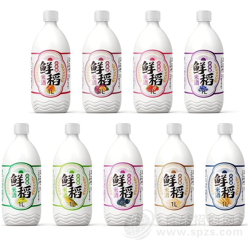 1升鲜稻小木屋米酒-延吉米酒-多种规格/口味，多种选择