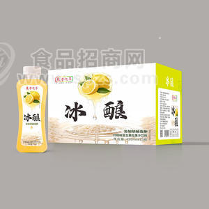 东方之享冰酿柠檬味复合果粒果汁饮料450mlx15瓶