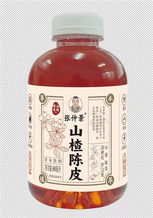 张仲景山楂陈皮草本植物饮料500ml