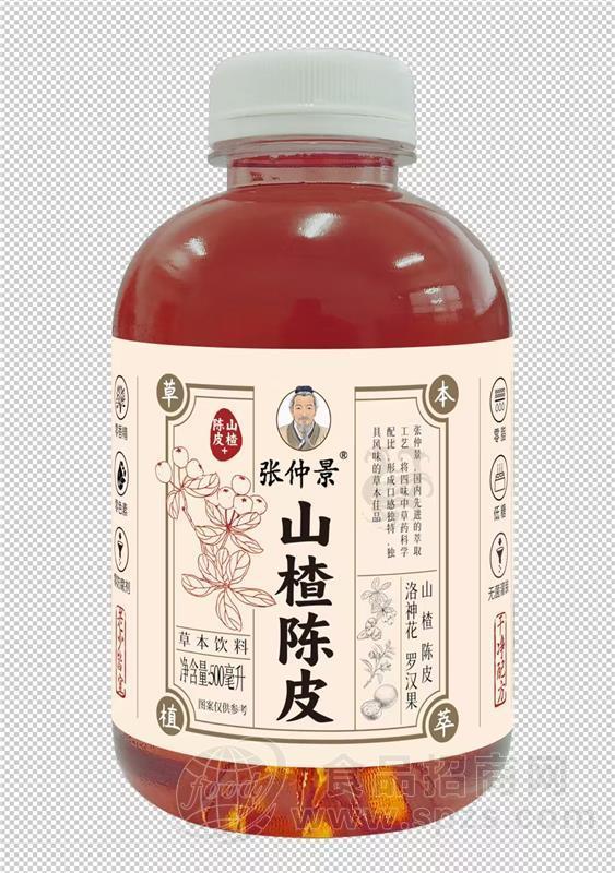 张仲景山楂陈皮草本植物饮料500ml