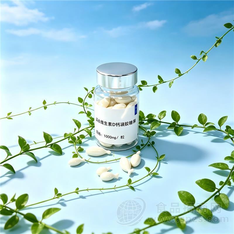 维生素D钙凝胶糖果（小鱼形）   OEM/ODM代加工