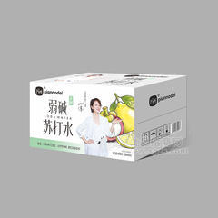 片断山竹柠檬味无糖弱碱苏打水饮料430mlx15瓶