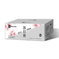 片断樱花味无汽苏打水饮料360mlx24瓶