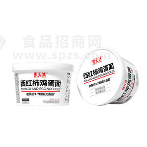 惠天然西红柿鸡蛋面方便面138g