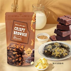 泰国进口零食BOURKES柏克燕麦风味巧克力脆片45g