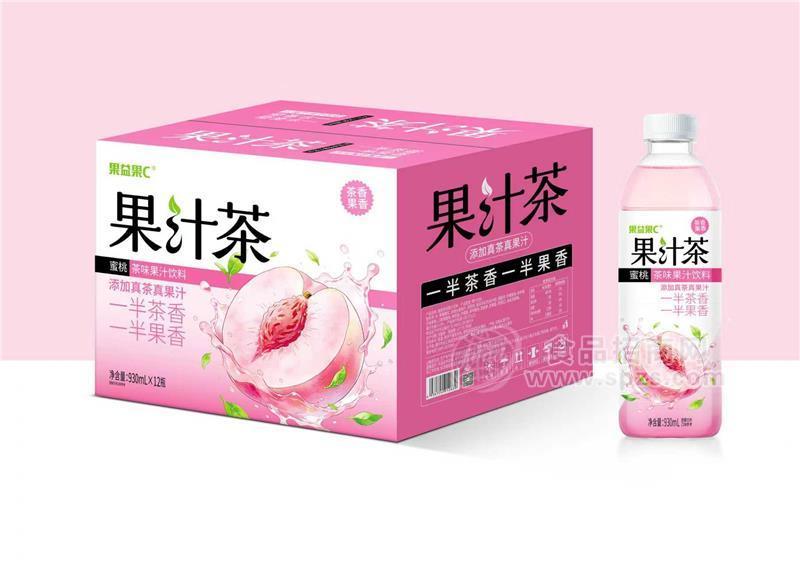 ·果益果c蜜桃果汁茶930ml 