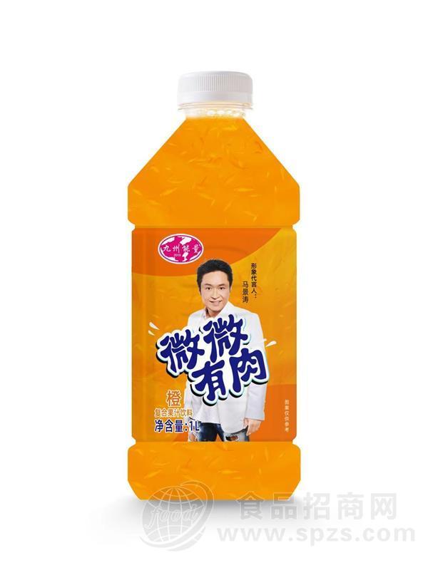 九州能量橙汁复合果汁饮料1升