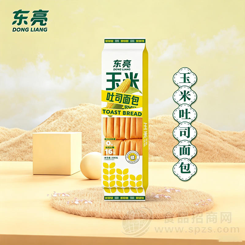 东亮玉米吐司面包烘焙食品